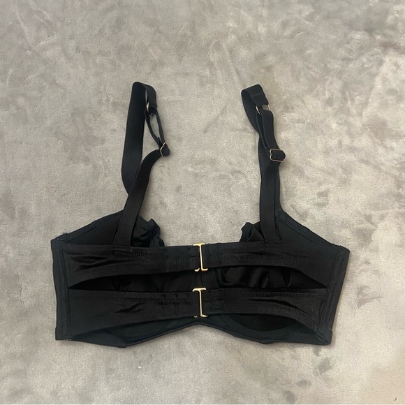 New! Victoria’s Secret Shine Strap Unlined Push Up Bikini Swim Top 4475 - Picture 7 of 8